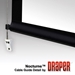 Draper 138009-Black Nocturne/Series E 100 diag. (49x87) - HDTV [16:9] - Matt White XT1000E 1.0 Gain - Draper-138009-Black