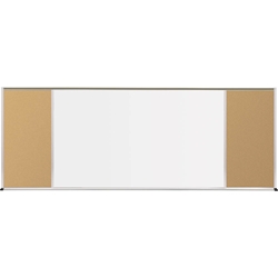 Best-Rite 404-60-PM-X2 Combination Boards - Whiteboard & Tackboards 