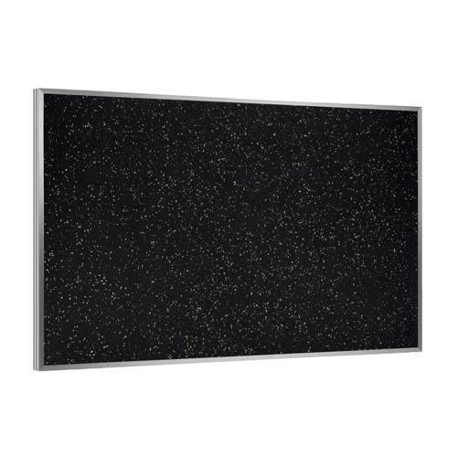 Ghent 120.5" x 48.5" Aluminum Frame Recycled Rubber Tackboard - Tan Speckled