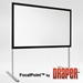 Draper 385105 FocalPoint (black) 138 diag. (68x120) - HDTV [16:9] - Matt White XT1000VB 1.0 Gain - Draper-385105