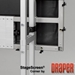 Draper 383500 StageScreen (Black) 276 diag. (135x240) - HDTV [16:9] - Matt White XT1000V 1.0 Gain - Draper-383500