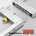 Draper 383516 StageScreen (Black) 752 diag. (216x720) - MultiFormat - Matt White XT1000V 1.0 Gain - Draper-383516