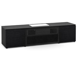 Salamander Designs Chicago 245CH Cabinet for integrated Samsung LSP9T UST Projector - Black Oak, Black Top - X/SMG9/245CH/BO 